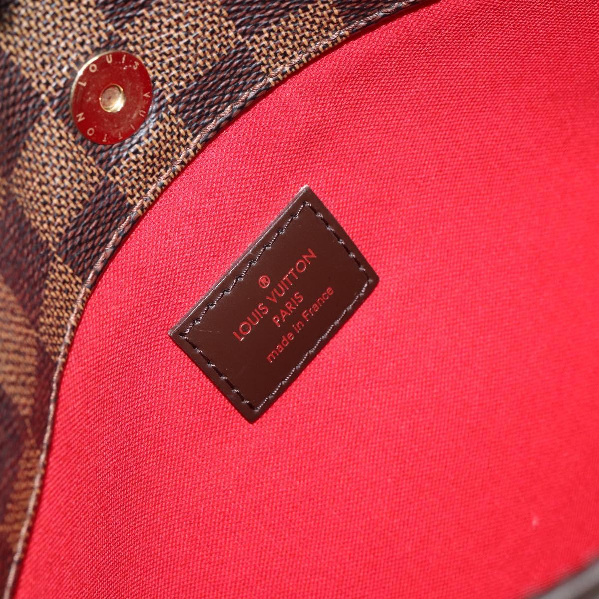 LOUIS VUITTON Damier Ebene Bloomsbury GM Shoulder Bag N42250 LV Auth BA8148