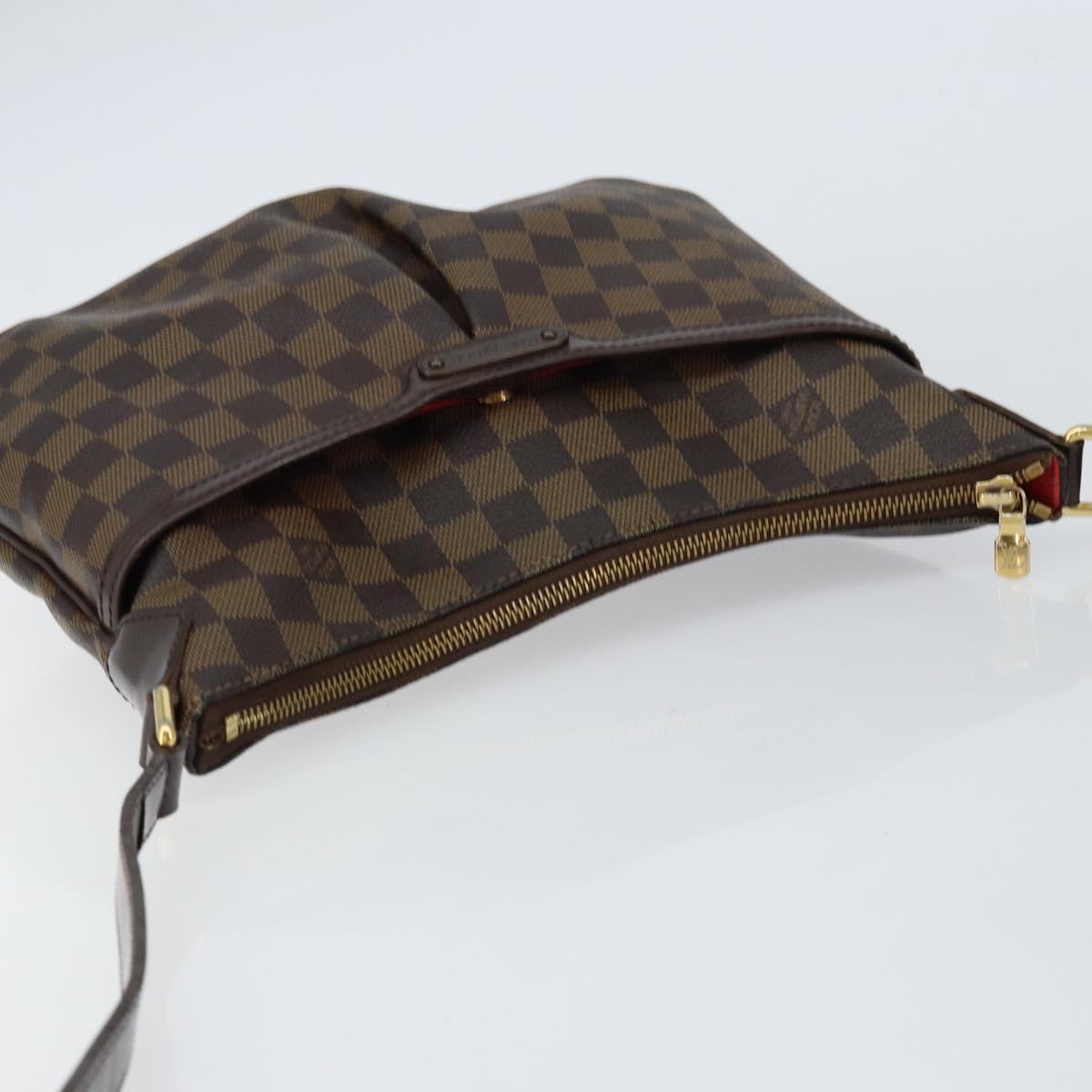 LOUIS VUITTON Damier Ebene Bloomsbury GM Shoulder Bag N42250 LV Auth BA8148
