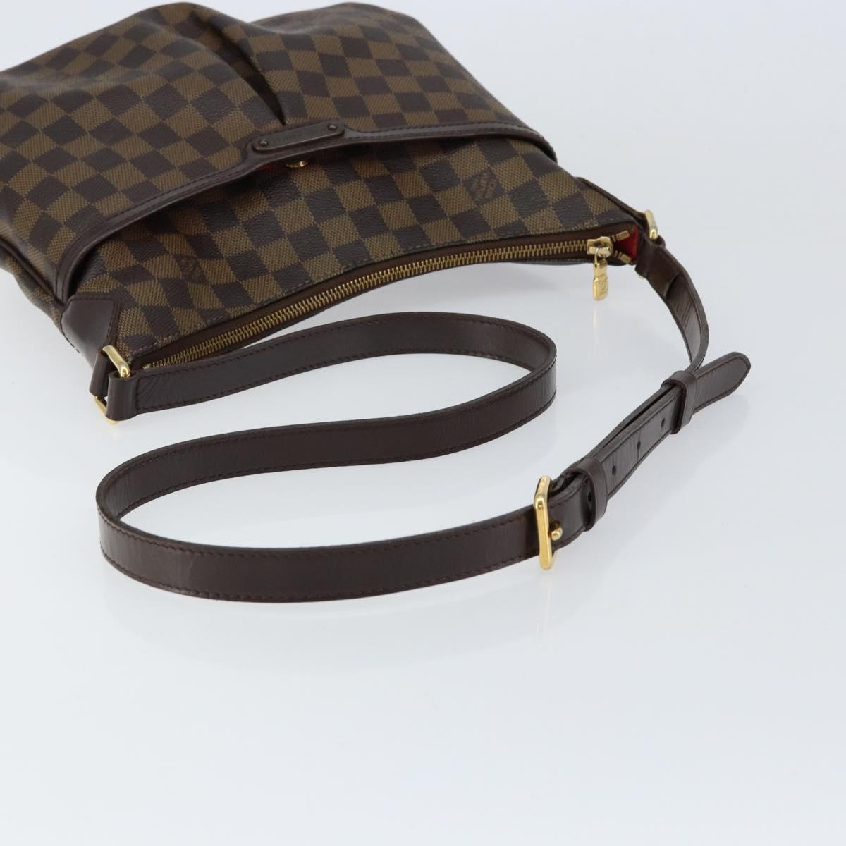 LOUIS VUITTON Damier Ebene Bloomsbury GM Shoulder Bag N42250 LV Auth BA8148