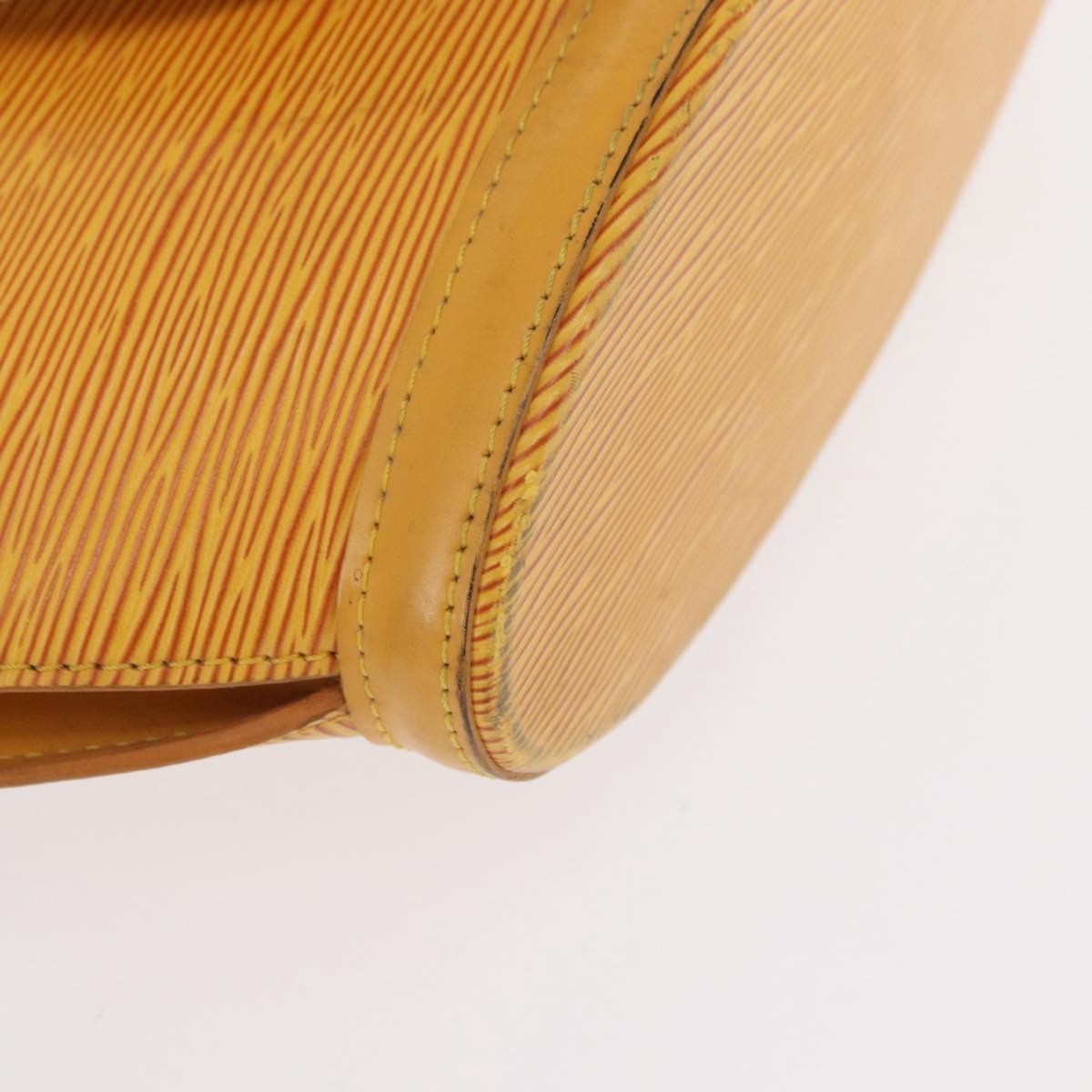 LOUIS VUITTON Epi Saint Jacques Hand Bag Yellow M52279 LV Auth BA8151