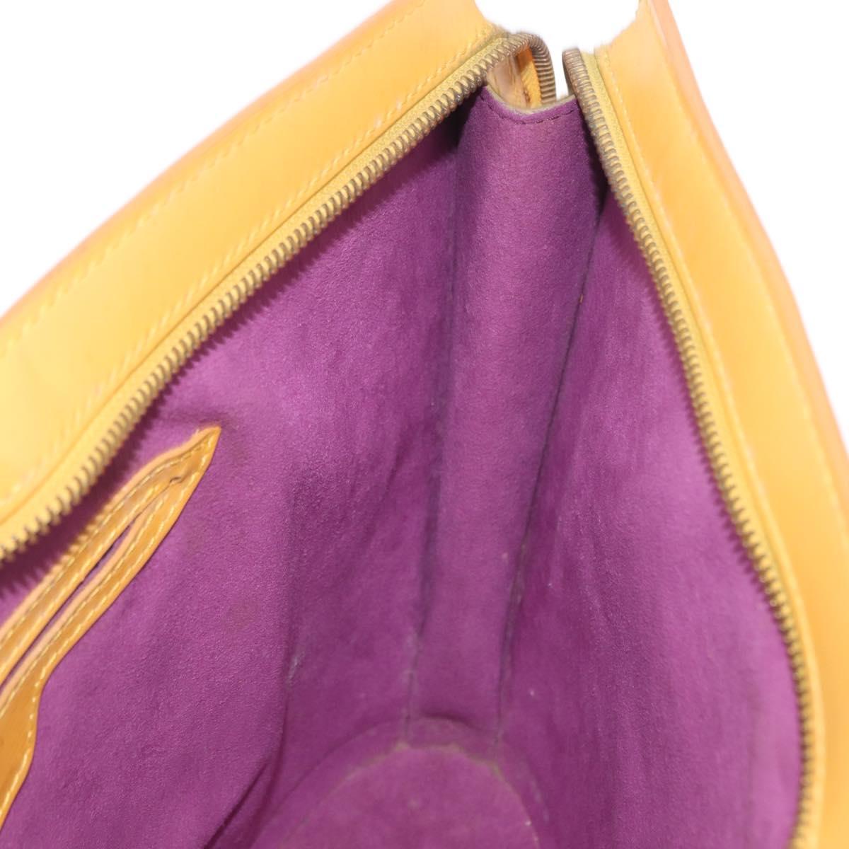 LOUIS VUITTON Epi Saint Jacques Hand Bag Yellow M52279 LV Auth BA8151