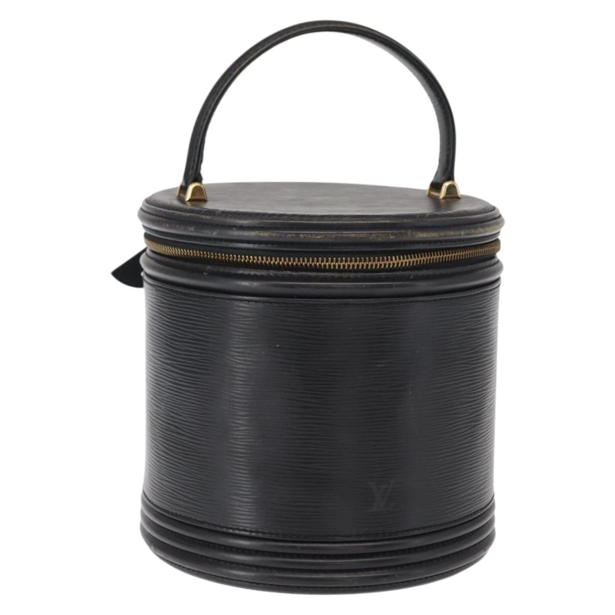 LOUIS VUITTON Epi Cannes Hand Bag Black M48032 LV Auth BA8152