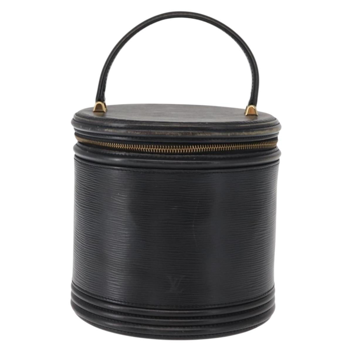 LOUIS VUITTON Epi Cannes Hand Bag Black M48032 LV Auth BA8152