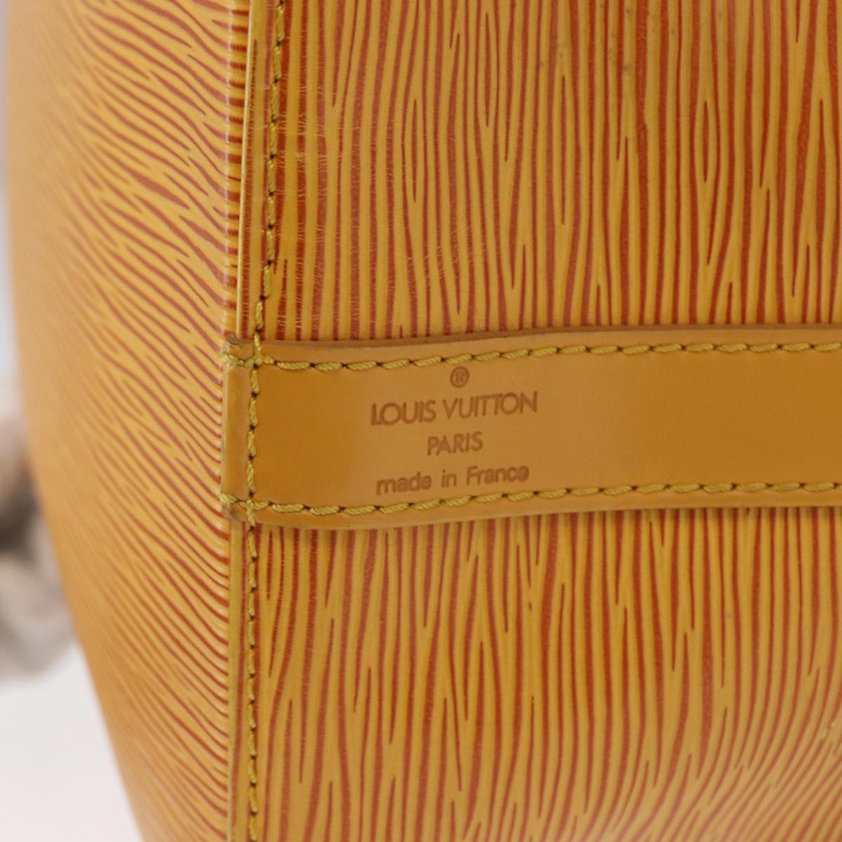 LOUIS VUITTON Epi Petit Noe Shoulder Bag Yellow M44109 LV Auth BA8153