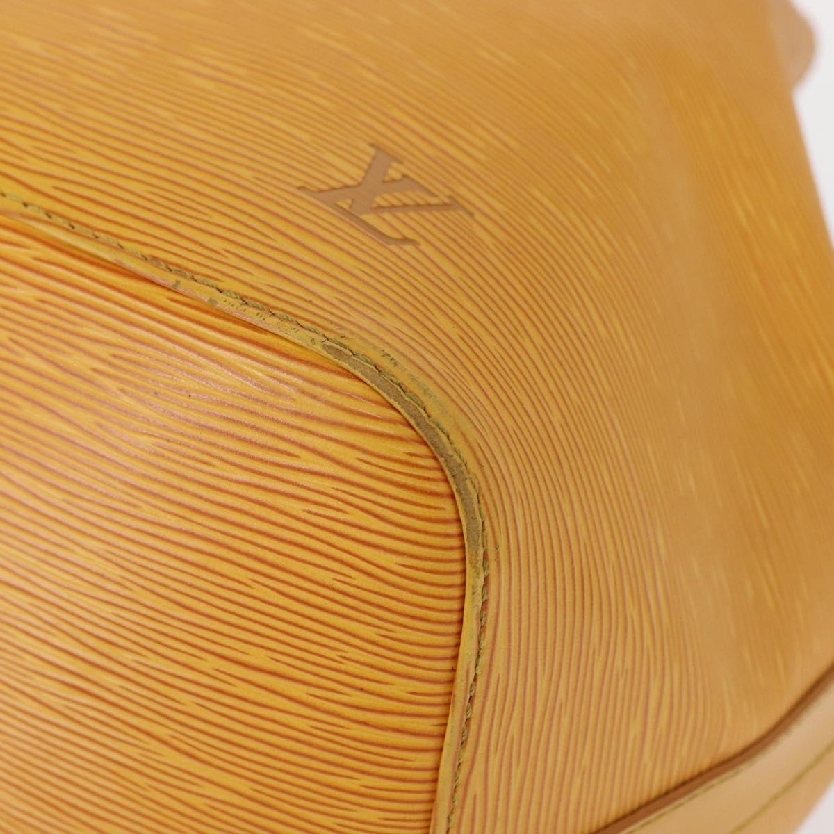 LOUIS VUITTON Epi Petit Noe Shoulder Bag Yellow M44109 LV Auth BA8154