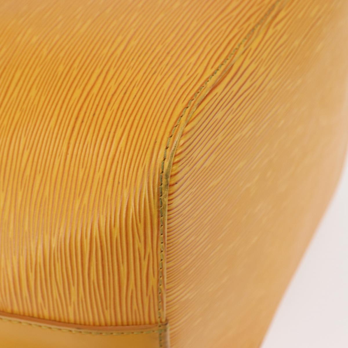 LOUIS VUITTON Epi Petit Noe Shoulder Bag Yellow M44109 LV Auth BA8154