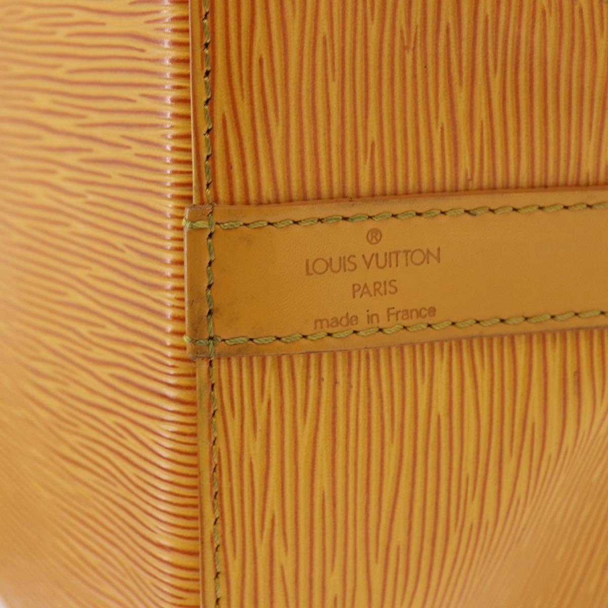 LOUIS VUITTON Epi Petit Noe Shoulder Bag Yellow M44109 LV Auth BA8154