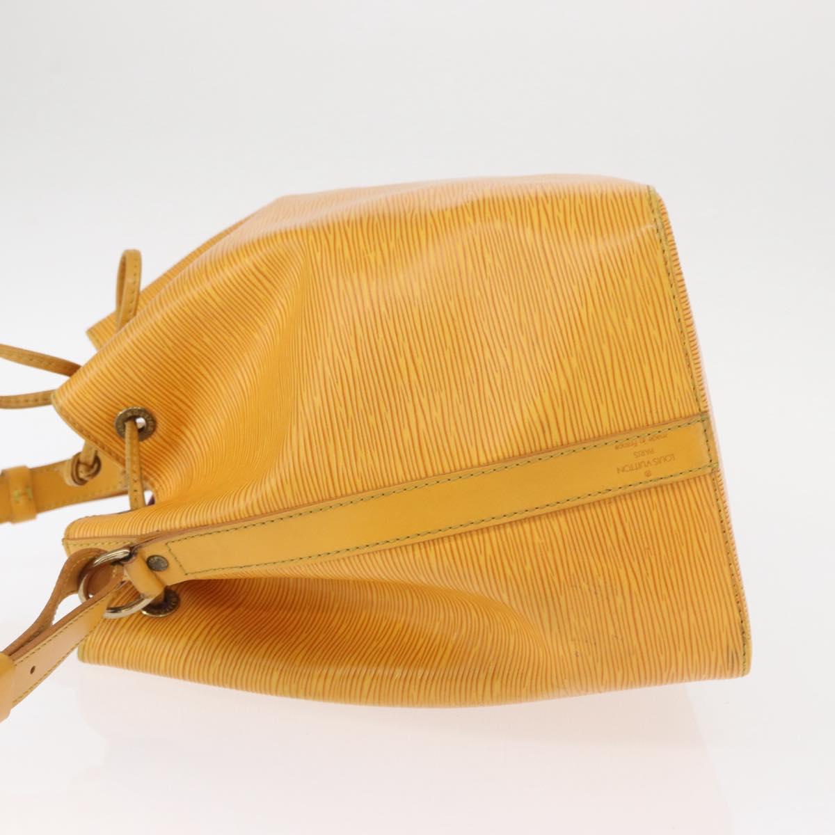 LOUIS VUITTON Epi Petit Noe Shoulder Bag Yellow M44109 LV Auth BA8154