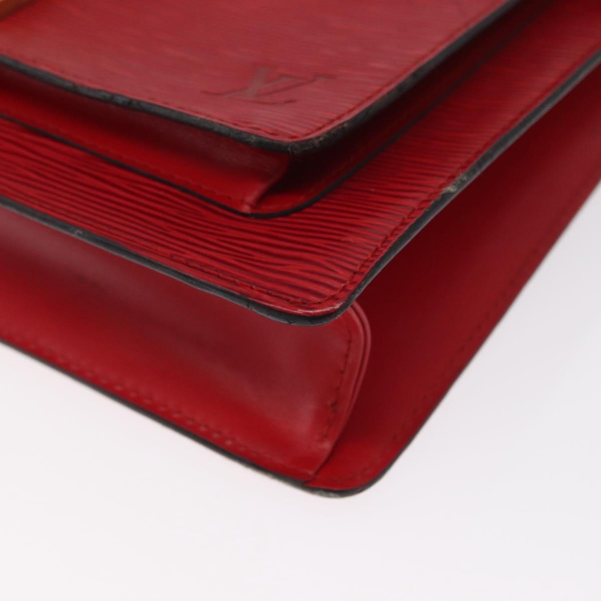 LOUIS VUITTON Epi Monceau 28 Hand Bag Red M40783 LV Auth BA8156