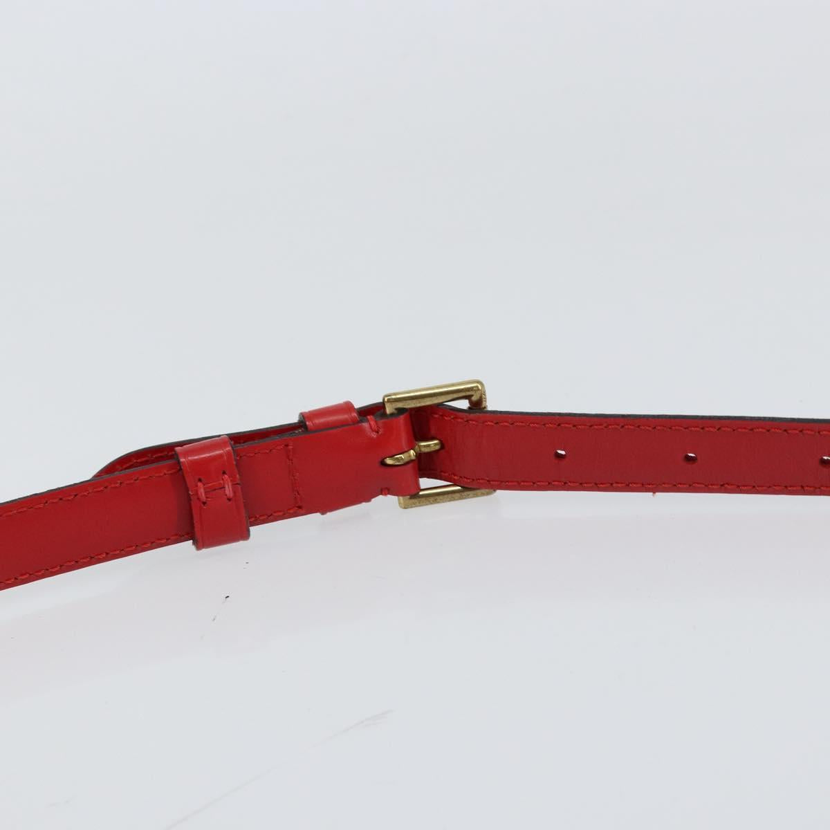 LOUIS VUITTON Epi Saint Cloud GM Shoulder Bag Red M52197 LV Auth BA8157