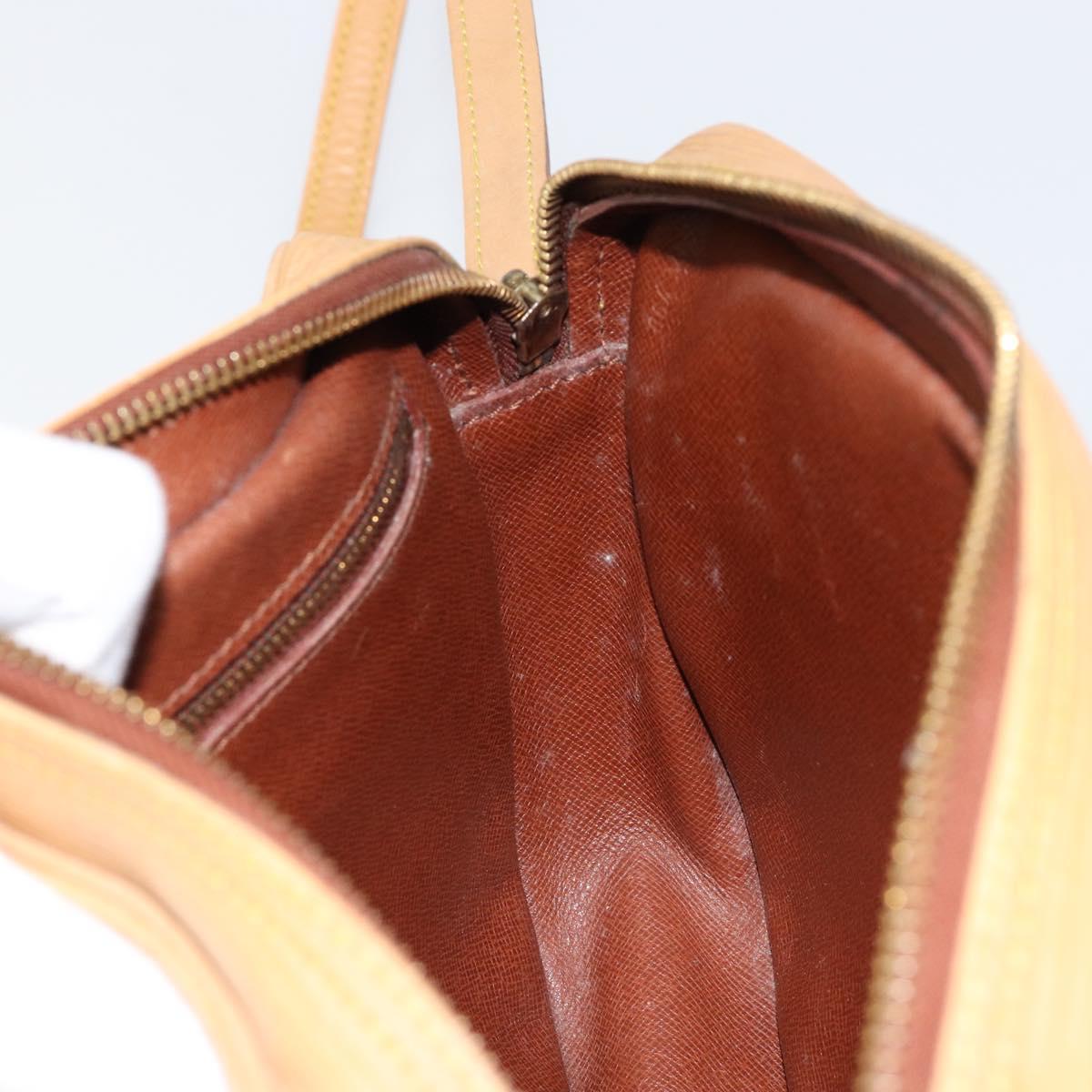 LOUIS VUITTON Epi Jeune Fille MM Shoulder Bag Beige M52156 LV Auth BA8158