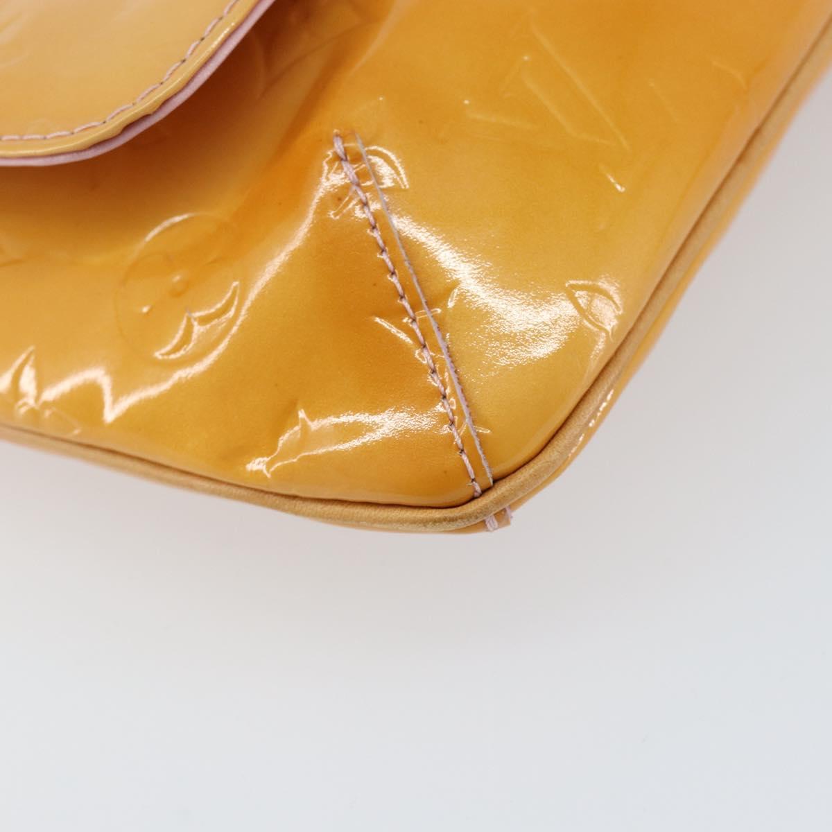 LOUIS VUITTON Vernis Thompson Street Bag Marshmallow Pink M91070 LV Auth BA8165