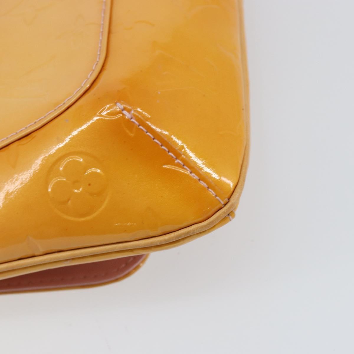 LOUIS VUITTON Vernis Thompson Street Bag Marshmallow Pink M91070 LV Auth BA8165