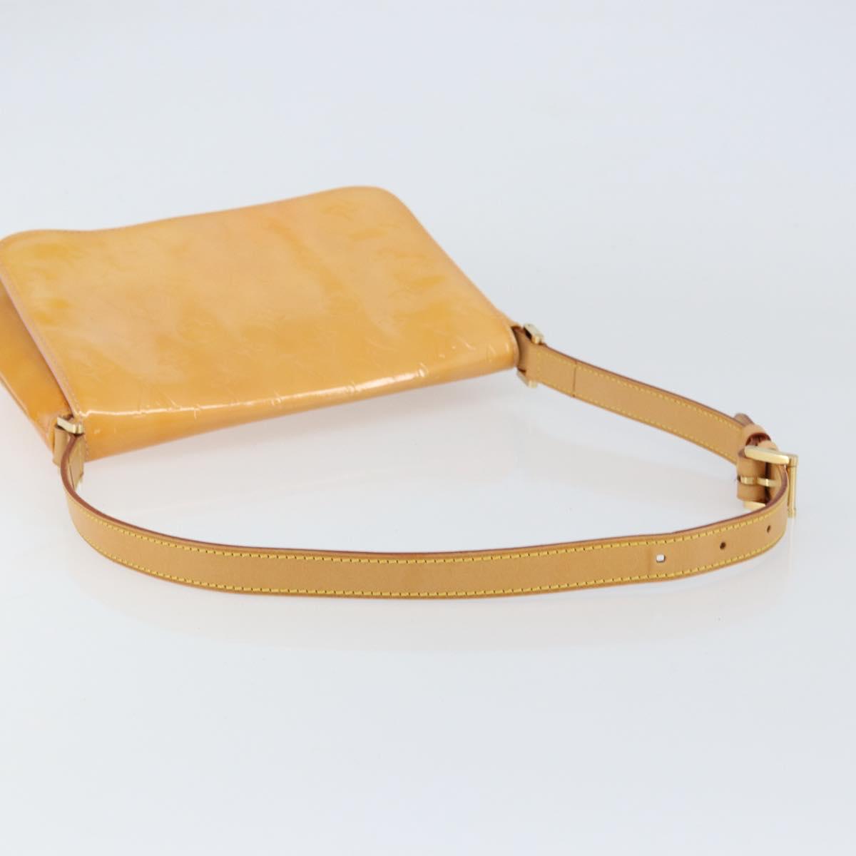 LOUIS VUITTON Vernis Thompson Street Bag Marshmallow Pink M91070 LV Auth BA8165