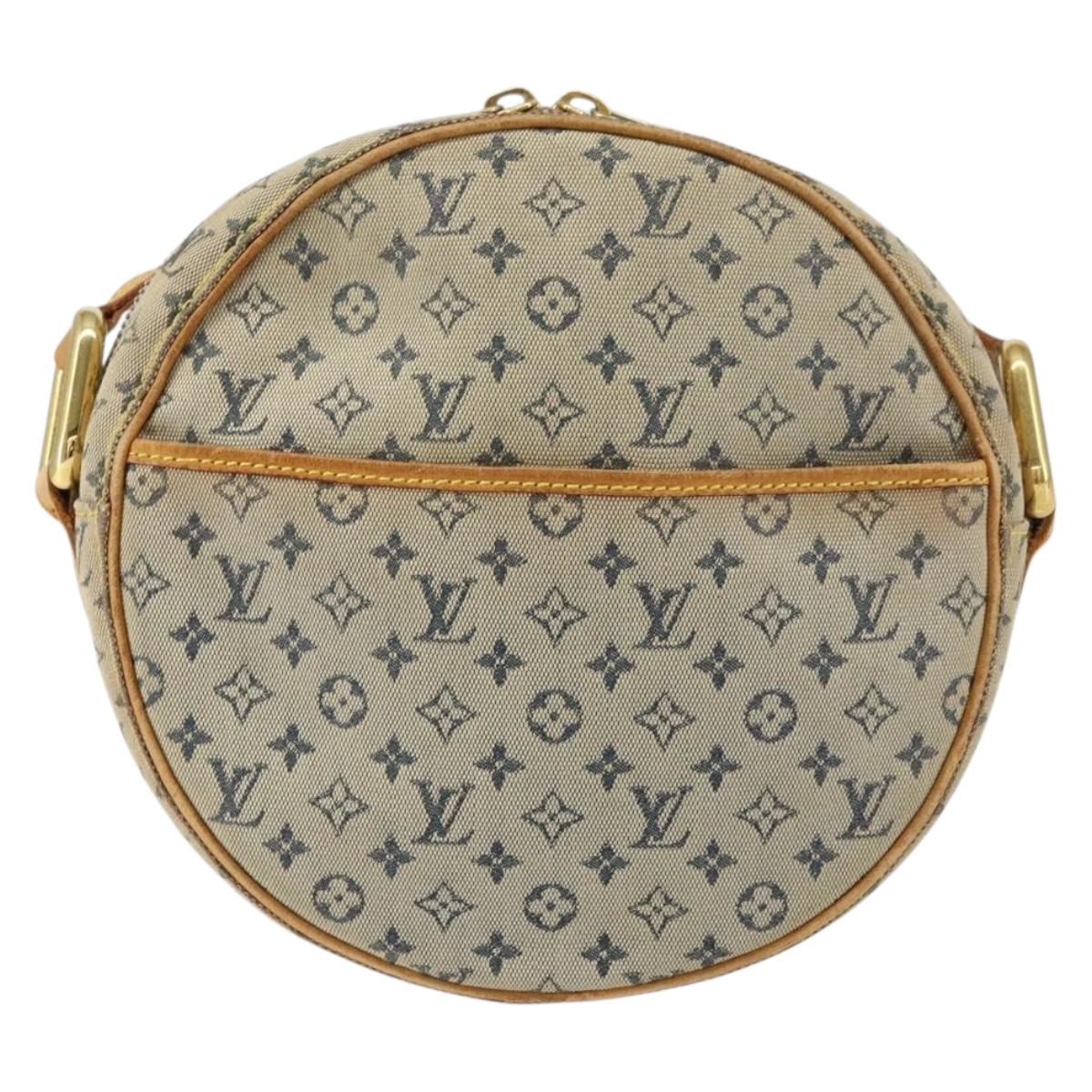 LOUIS VUITTON Monogram Mini Jeanne PM Shoulder Bag Blue M92001 LV Auth BA8168