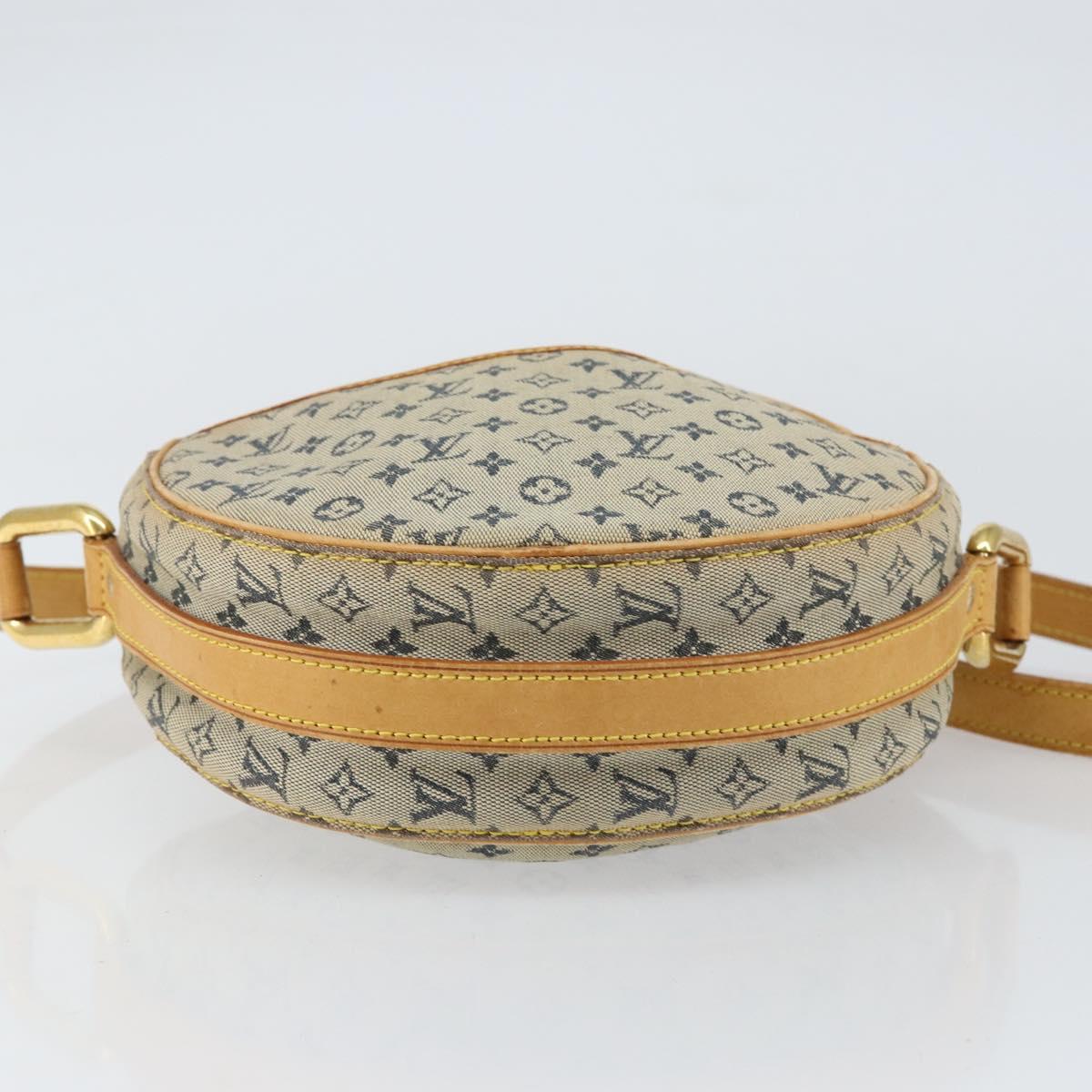 LOUIS VUITTON Monogram Mini Jeanne PM Shoulder Bag Blue M92001 LV Auth BA8168