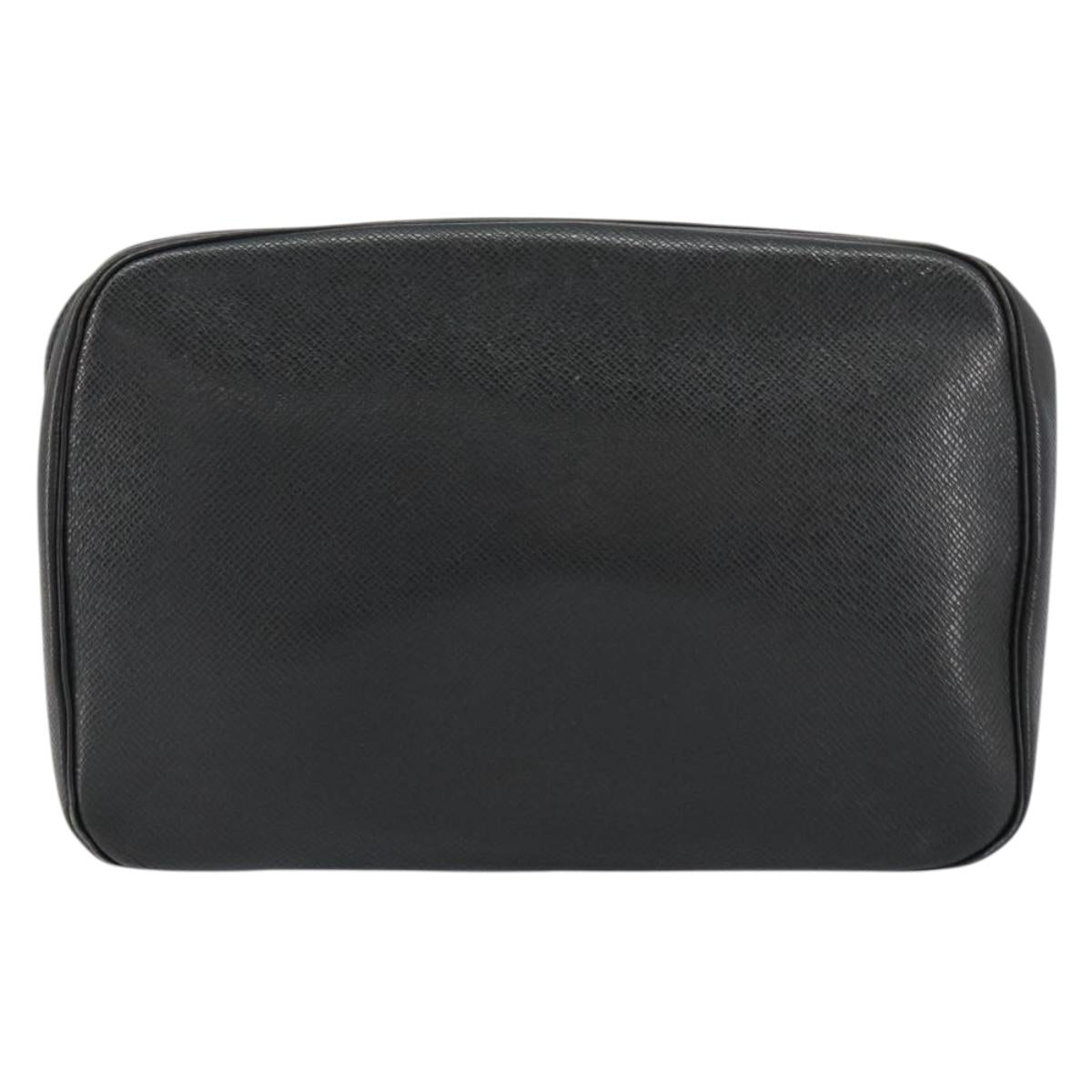 LOUIS VUITTON Taiga Trousse Toilette GM Clutch Bag Ardoise M30212 LV Auth BA8169