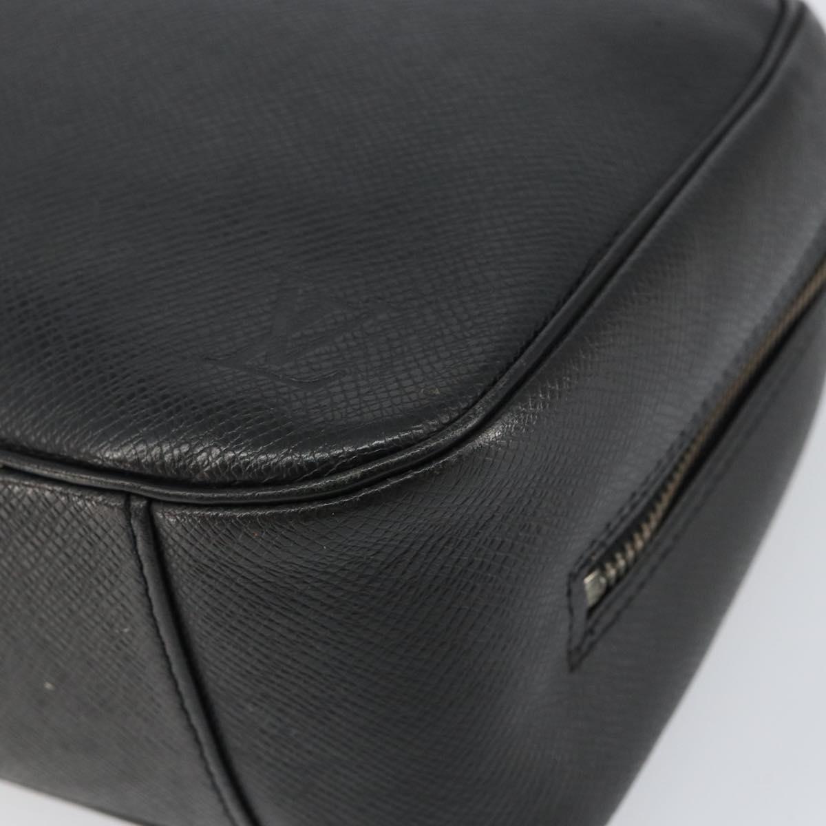 LOUIS VUITTON Taiga Trousse Toilette GM Clutch Bag Ardoise M30212 LV Auth BA8169