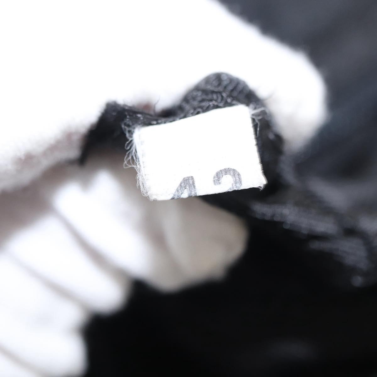 PRADA Backpack Nylon Black Silver Auth BA8176