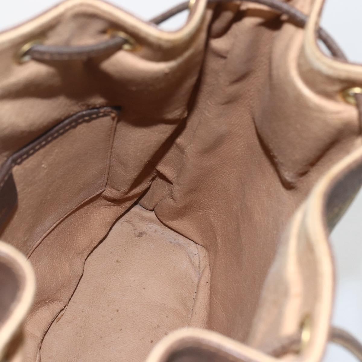 GUCCI GG Supreme Web Sherry Line Bag PVC Beige Gold 41 02 034 Auth BA8181