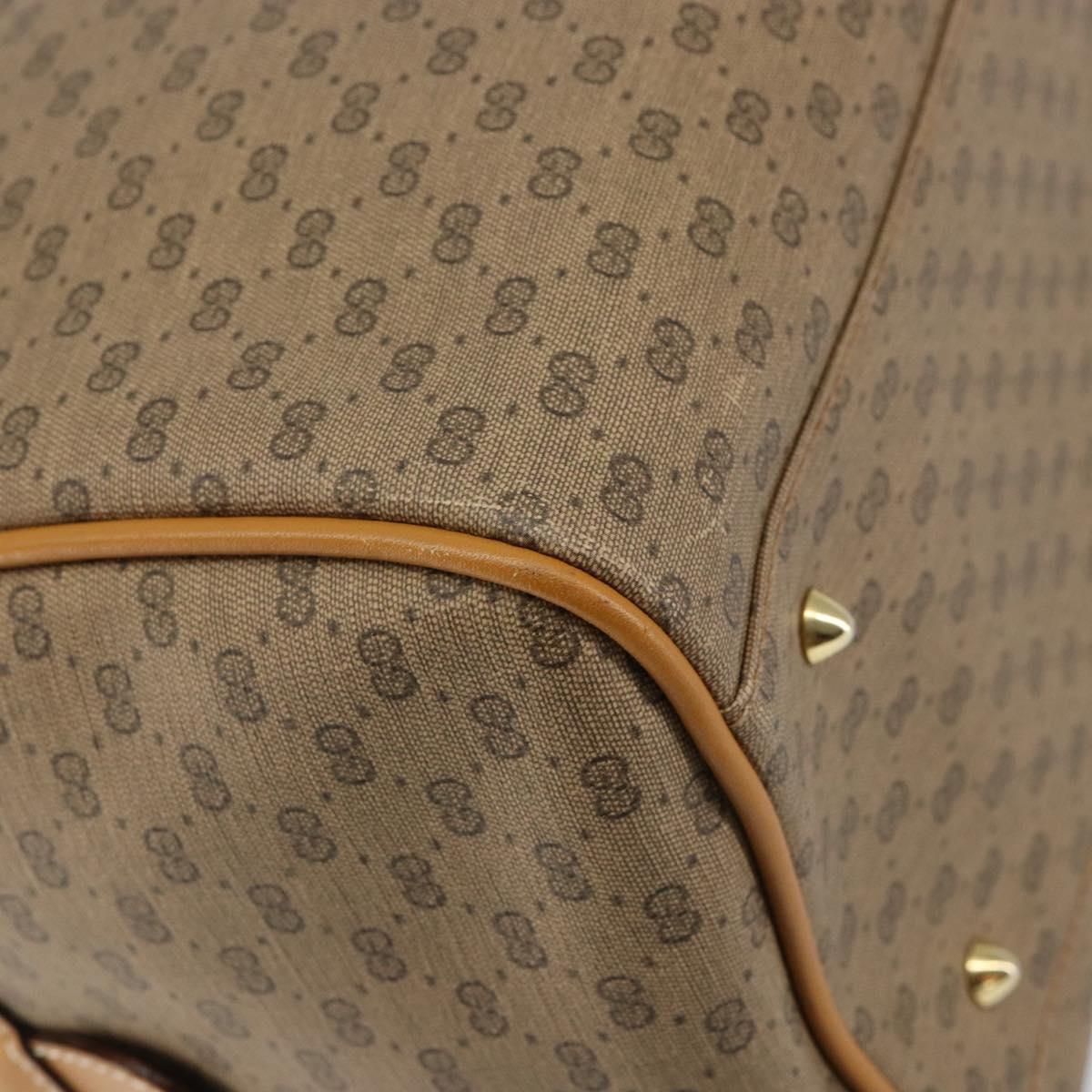 GUCCI Micro GG Supreme Web Sherry Line Bag PVC Beige 002 40 0168 Auth BA8186