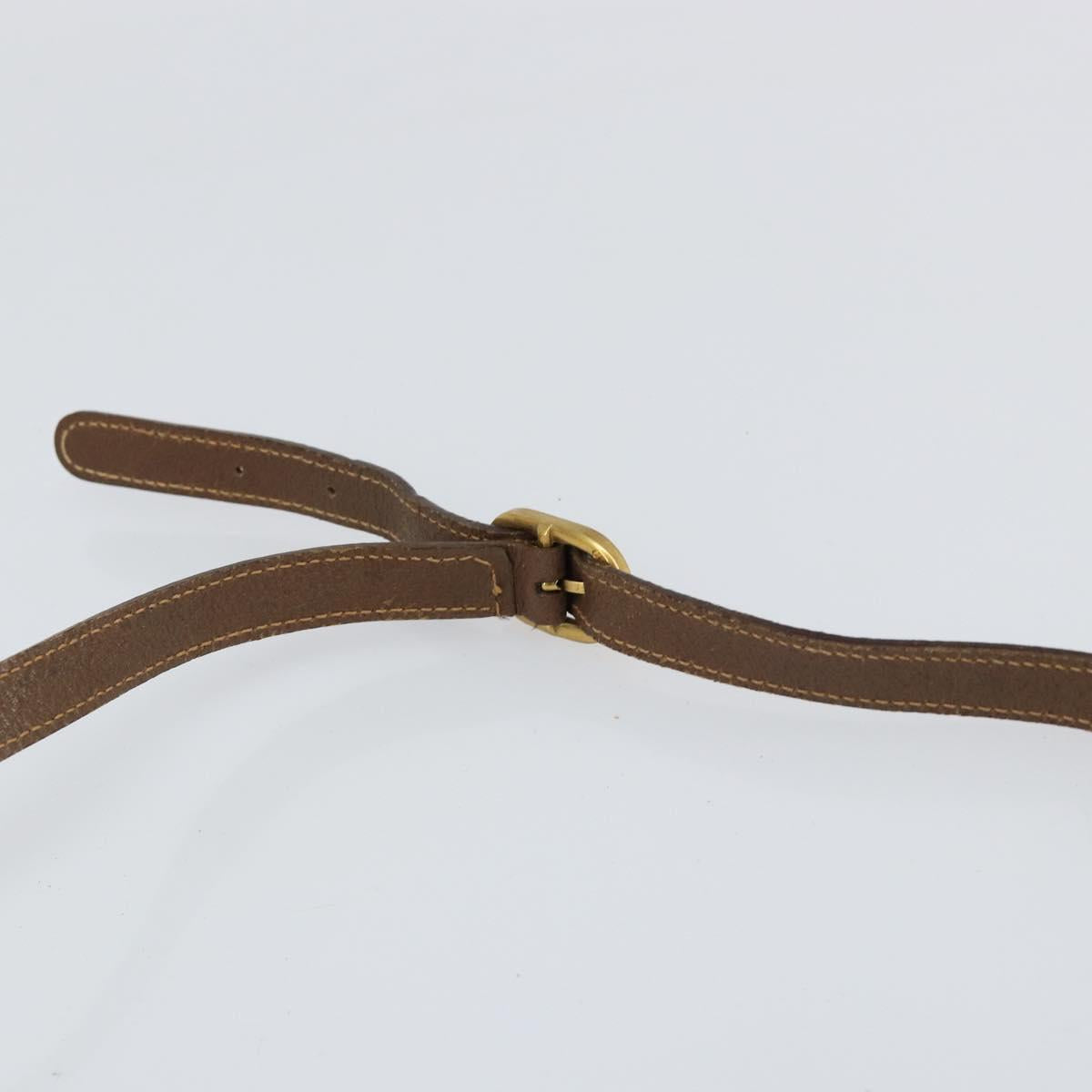 GUCCI GG Supreme Web Sherry Line Bag PVC Beige Gold 56 02 088 Auth BA8190