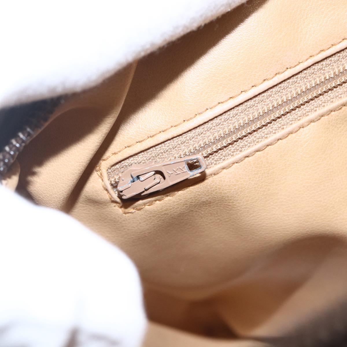 GUCCI GG Supreme Shoulder Bag PVC Beige Gold 001 115 6106 Auth BA8192