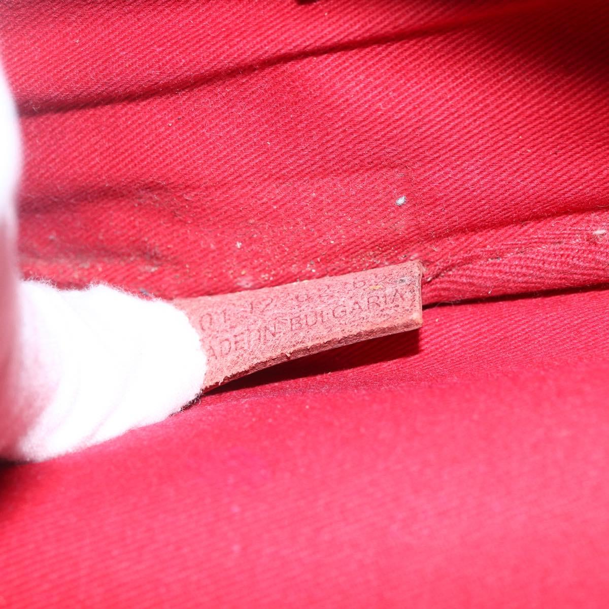 Chloe Eden Shoulder Bag Leather Brown Gold Auth BA8215