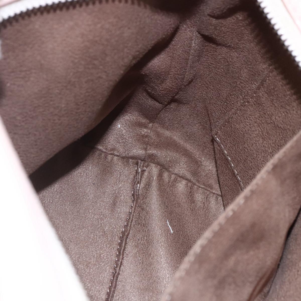 Jimmy Choo Studs Hand Bag Leather 2way Pink Auth BA8217