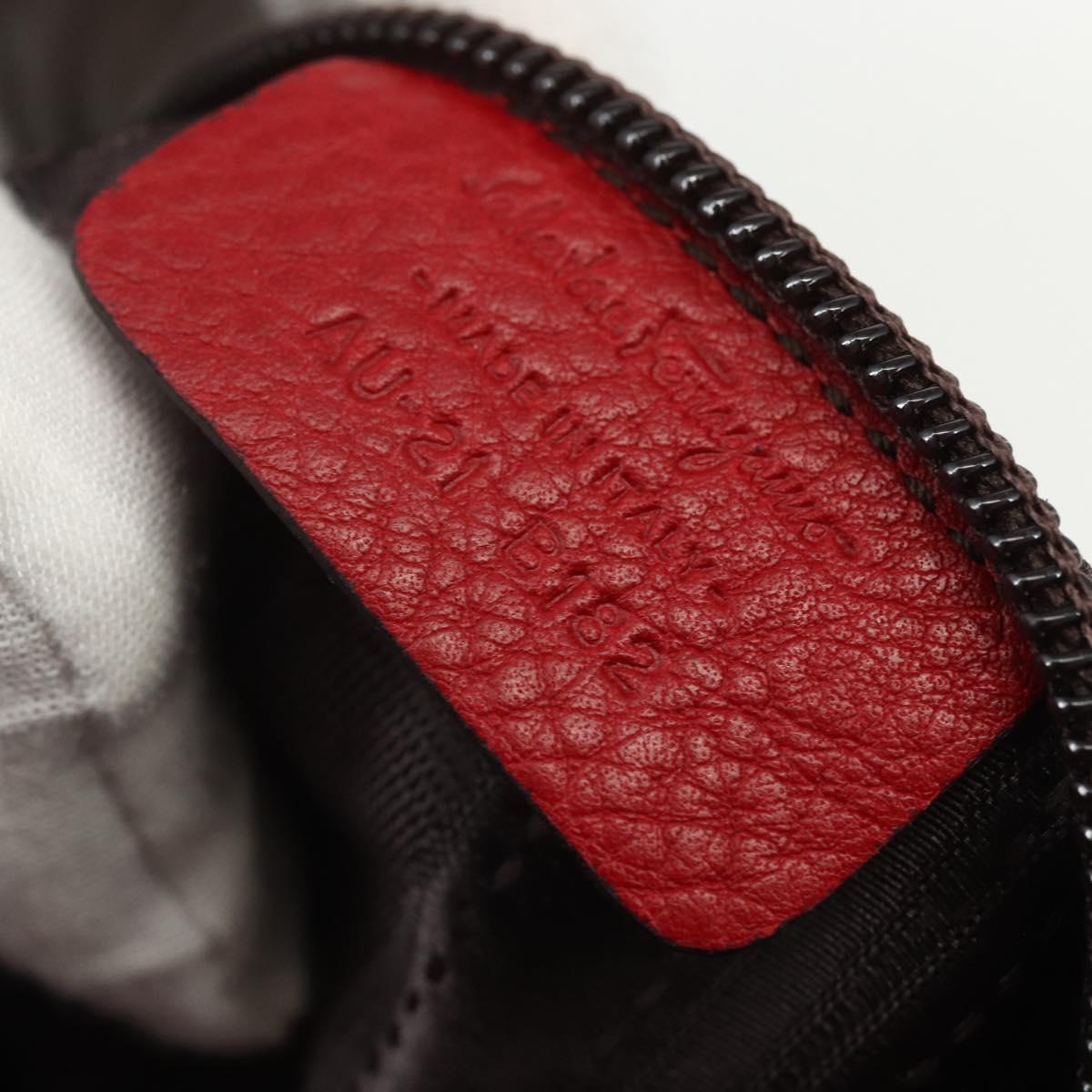 Salvatore Ferragamo Gancini Tote Bag Leather Red Auth BA8228