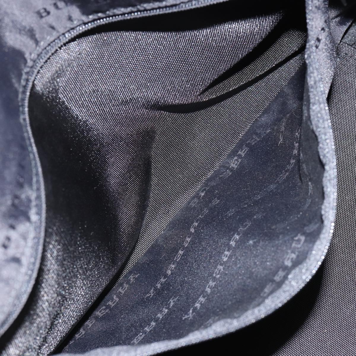 BURBERRY Nova Check Tote Bag Nylon Beige Silver Auth BA8239