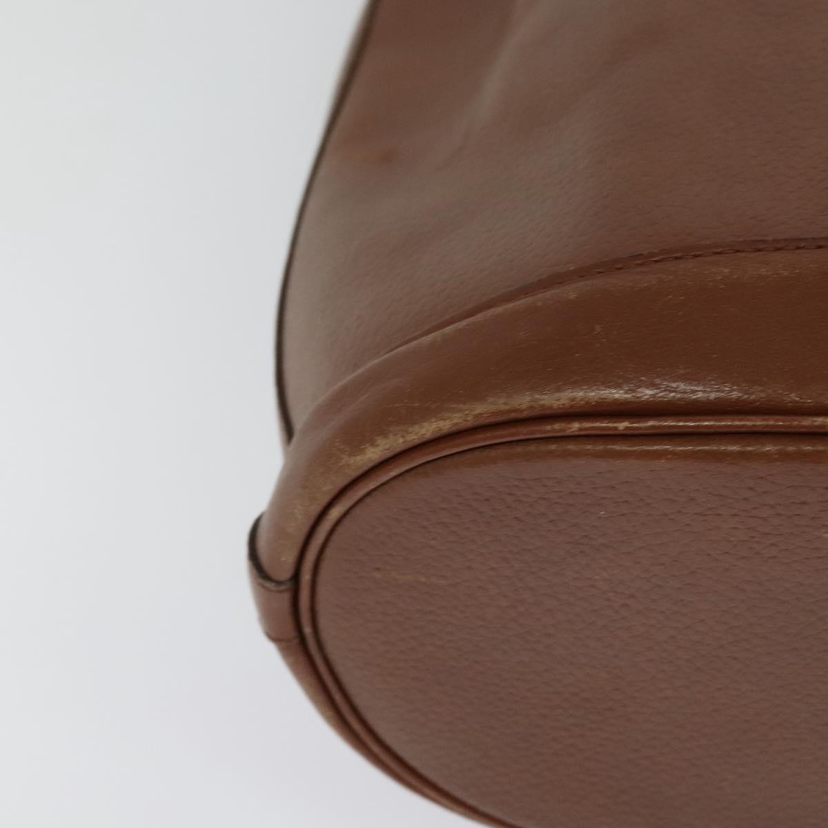 Burberrys Shoulder Bag Leather Brown Auth BA826