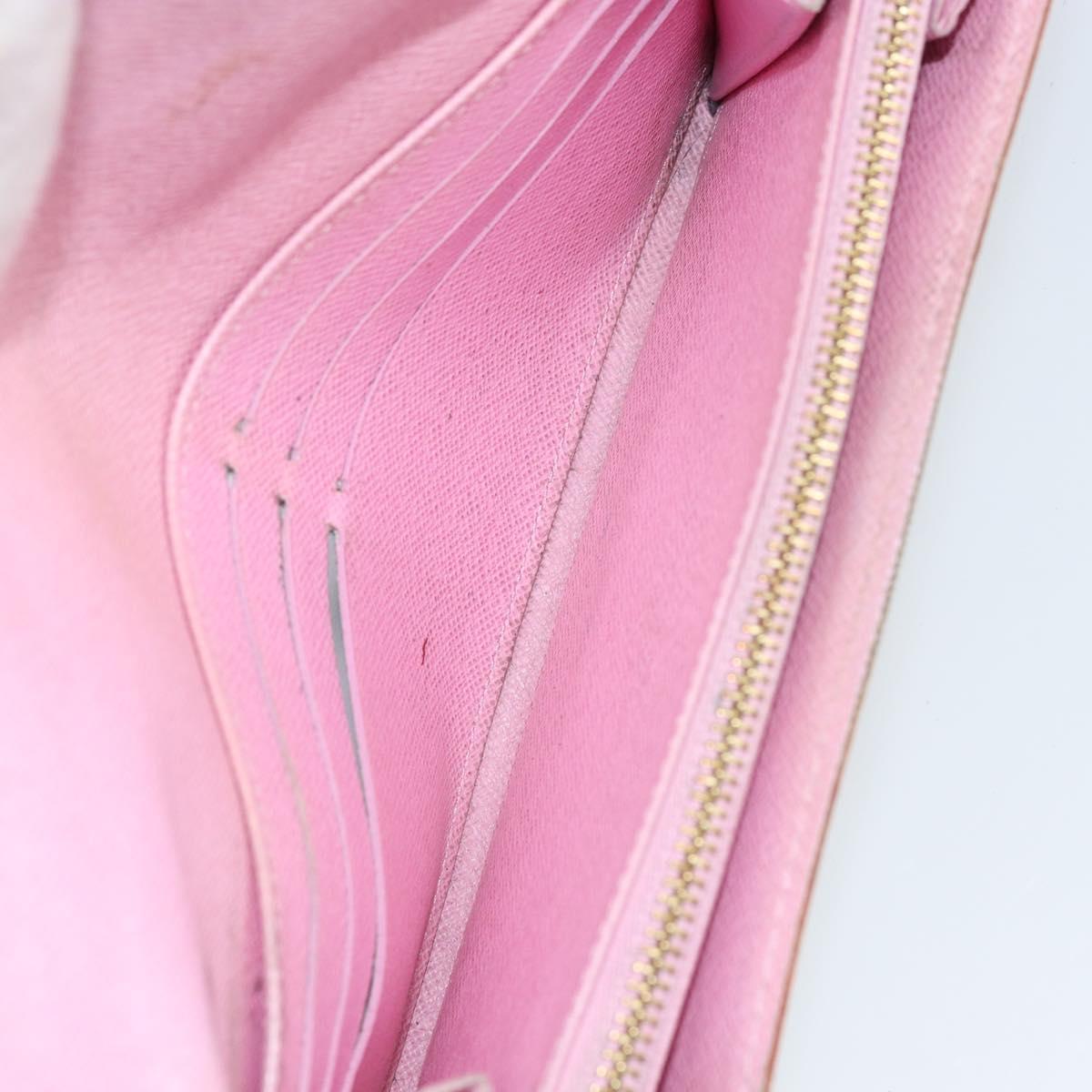 LOUIS VUITTON Multicolor Portefeuille Sarah Long Wallet White M93532 Auth BA8265