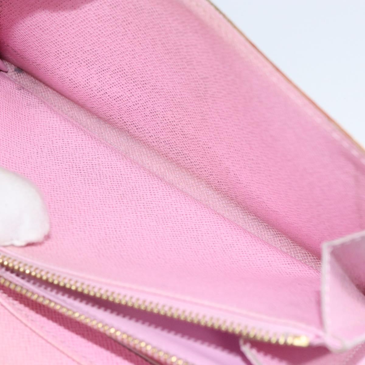 LOUIS VUITTON Multicolor Portefeuille Sarah Long Wallet White M93532 Auth BA8265