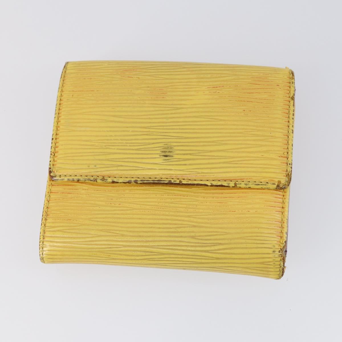 LOUIS VUITTON Epi Monogram Multicolor Wallet 4 Set White Yellow Auth BA8266