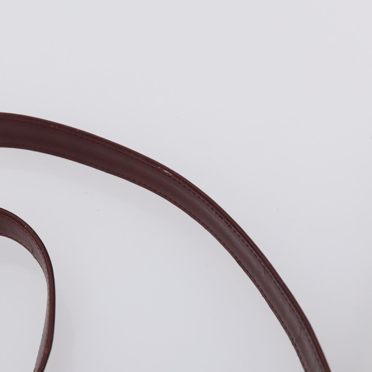 CARTIER Loewe DOLCE&GABBANA Bag Leather Canvas 3 Set Brown Bordeaux Auth BA8267