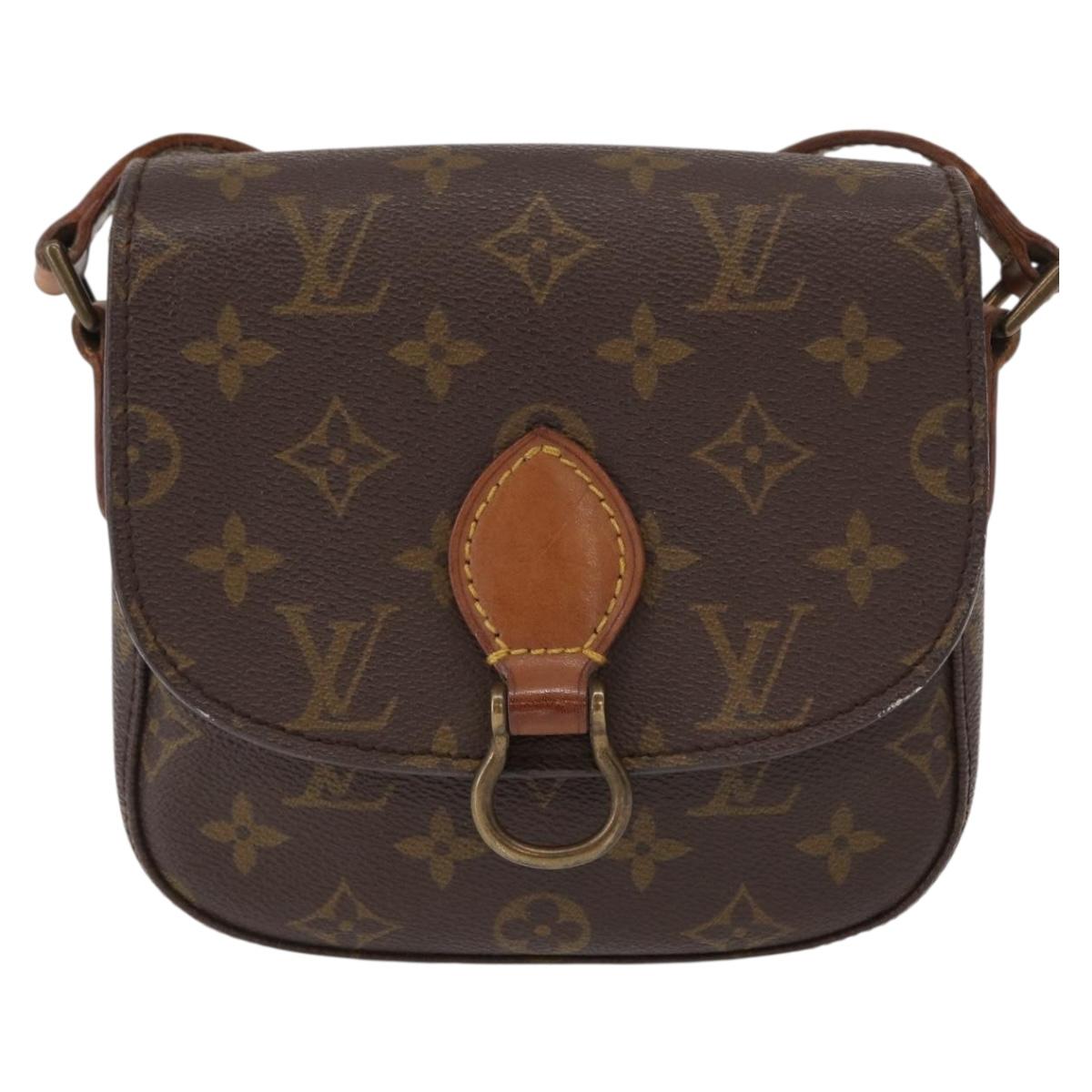 LOUIS VUITTON Monogram Saint Cloud PM Shoulder Bag M51244 LV Auth BA8274