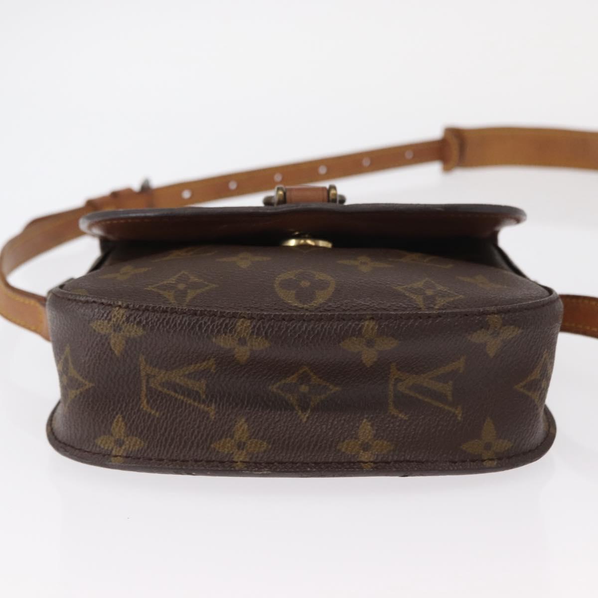 LOUIS VUITTON Monogram Saint Cloud PM Shoulder Bag M51244 LV Auth BA8274