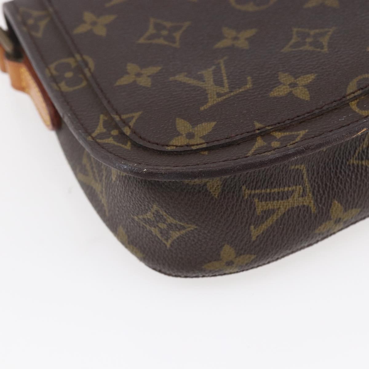 LOUIS VUITTON Monogram Saint Cloud PM Shoulder Bag M51244 LV Auth BA8275