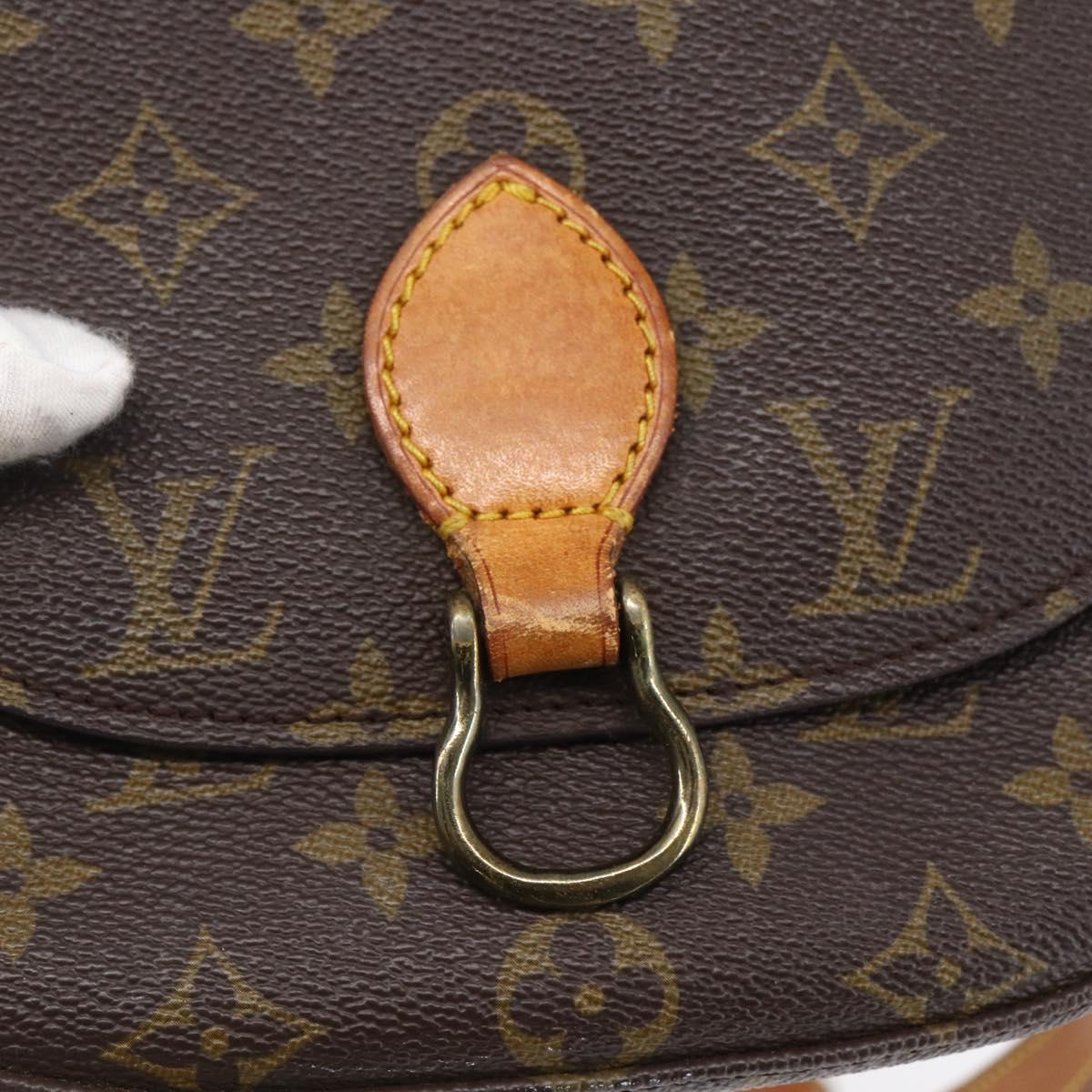 LOUIS VUITTON Monogram Saint Cloud PM Shoulder Bag M51244 LV Auth BA8275