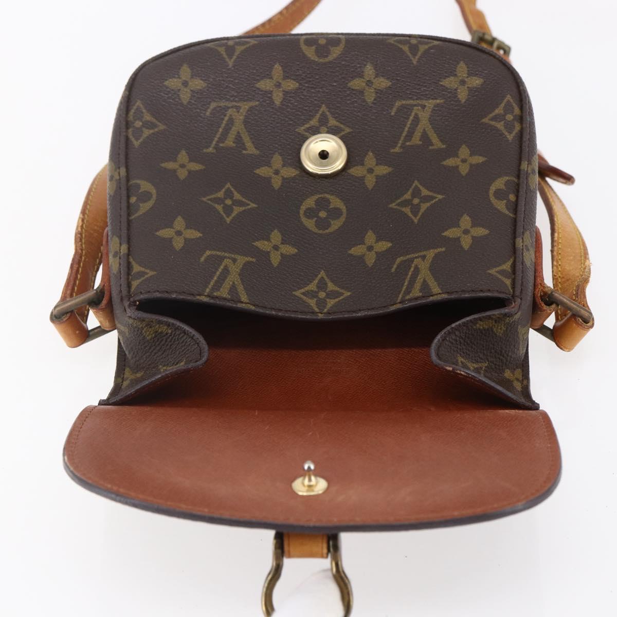 LOUIS VUITTON Monogram Saint Cloud PM Shoulder Bag M51244 LV Auth BA8275
