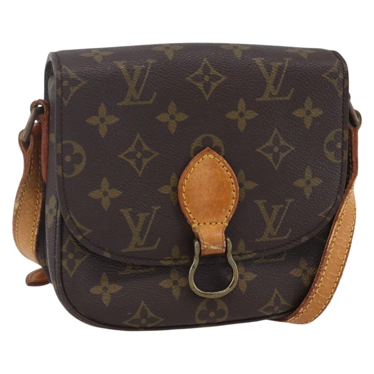 LOUIS VUITTON Monogram Saint Cloud PM Shoulder Bag M51244 LV Auth BA8275