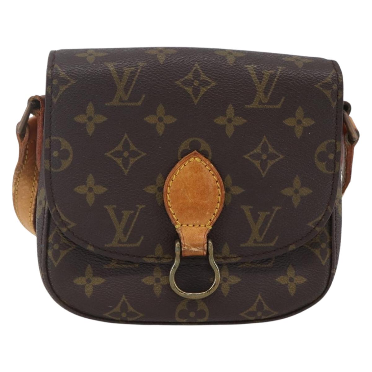 LOUIS VUITTON Monogram Saint Cloud PM Shoulder Bag M51244 LV Auth BA8275