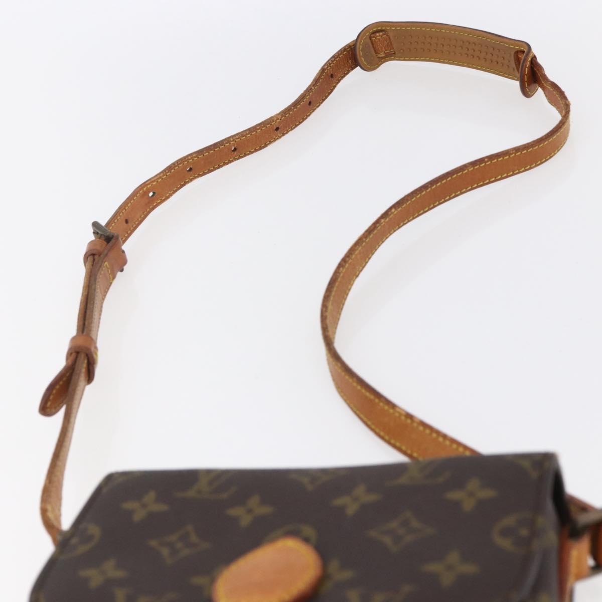 LOUIS VUITTON Monogram Saint Cloud PM Shoulder Bag M51244 LV Auth BA8275