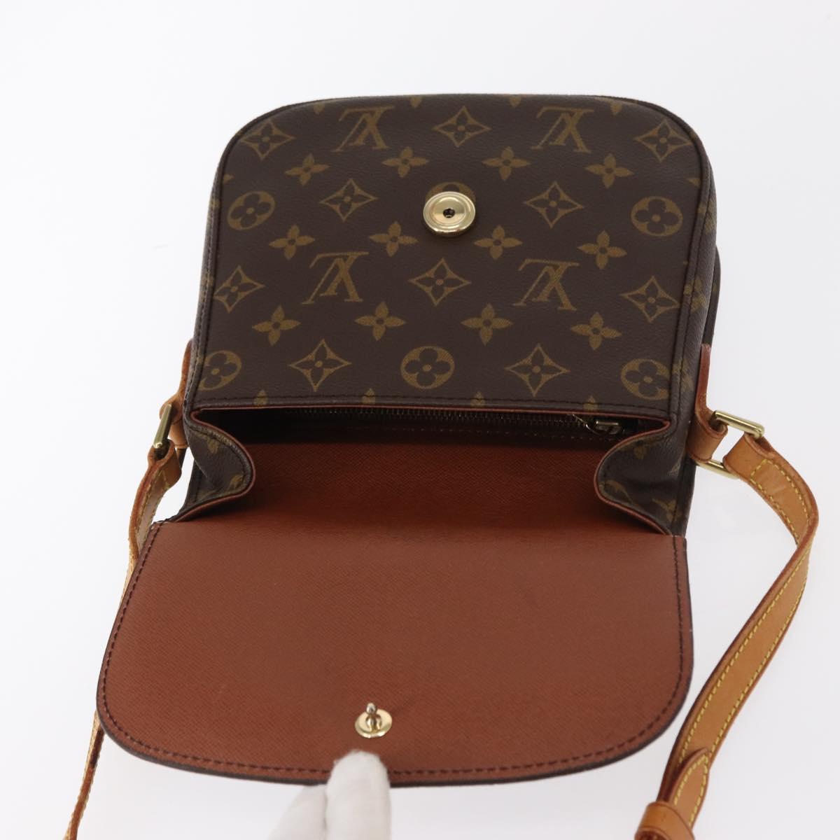 LOUIS VUITTON Monogram Saint Cloud MM Shoulder Bag M51243 LV Auth BA8276