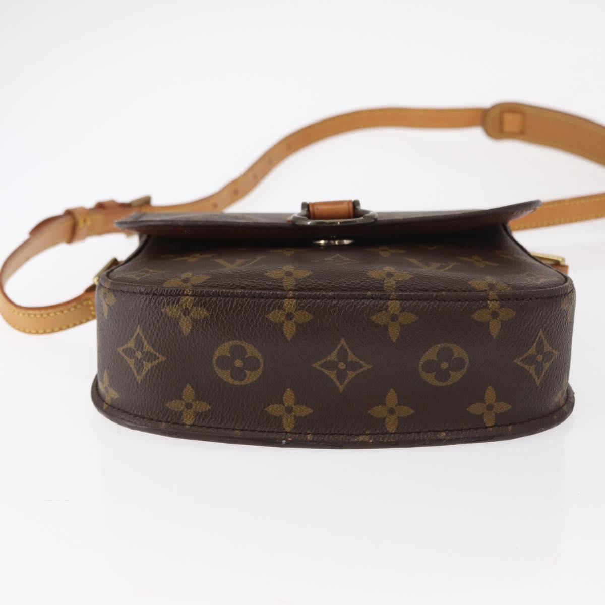 LOUIS VUITTON Monogram Saint Cloud MM Shoulder Bag M51243 LV Auth BA8276