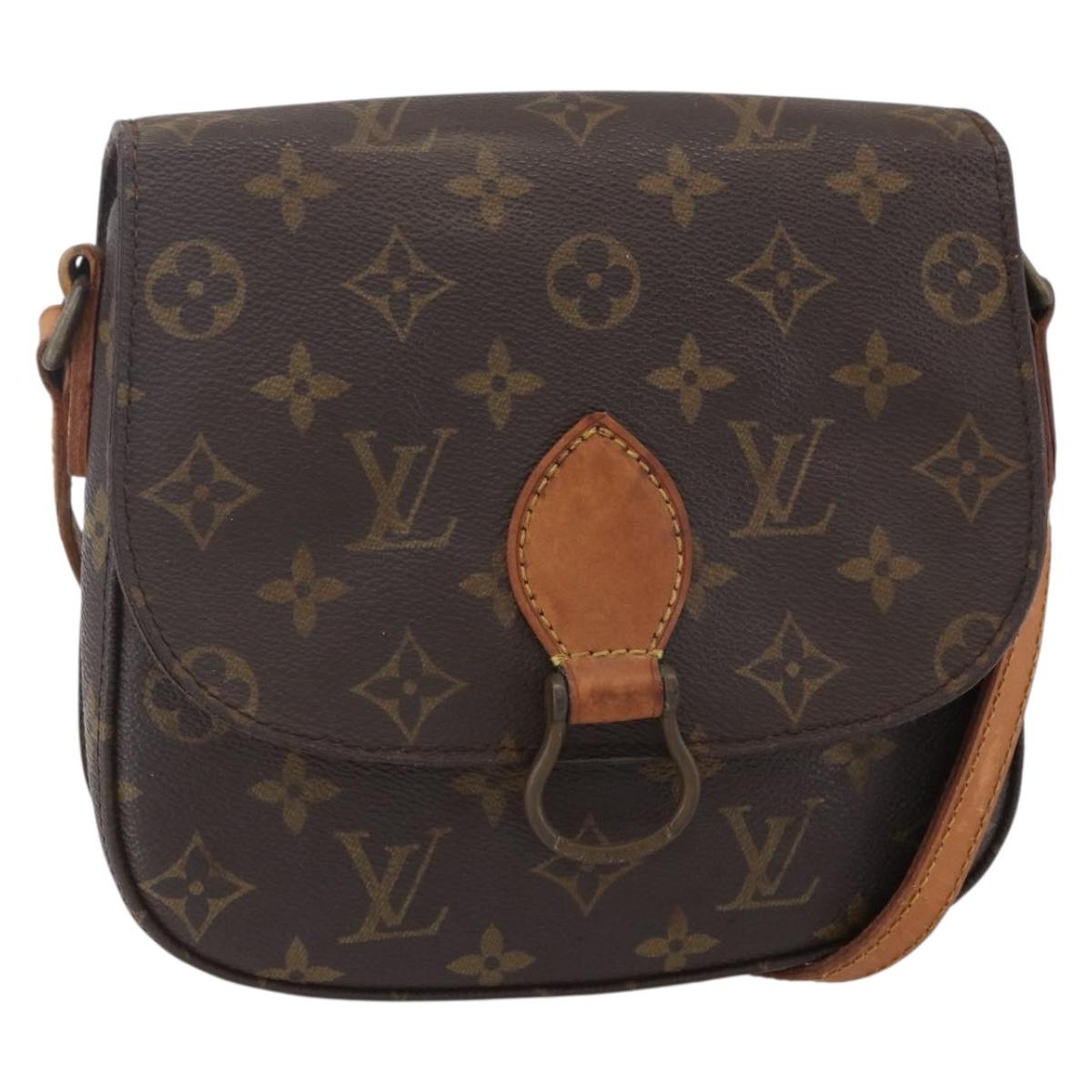 LOUIS VUITTON Monogram Saint Cloud MM Shoulder Bag M51243 LV Auth BA8277