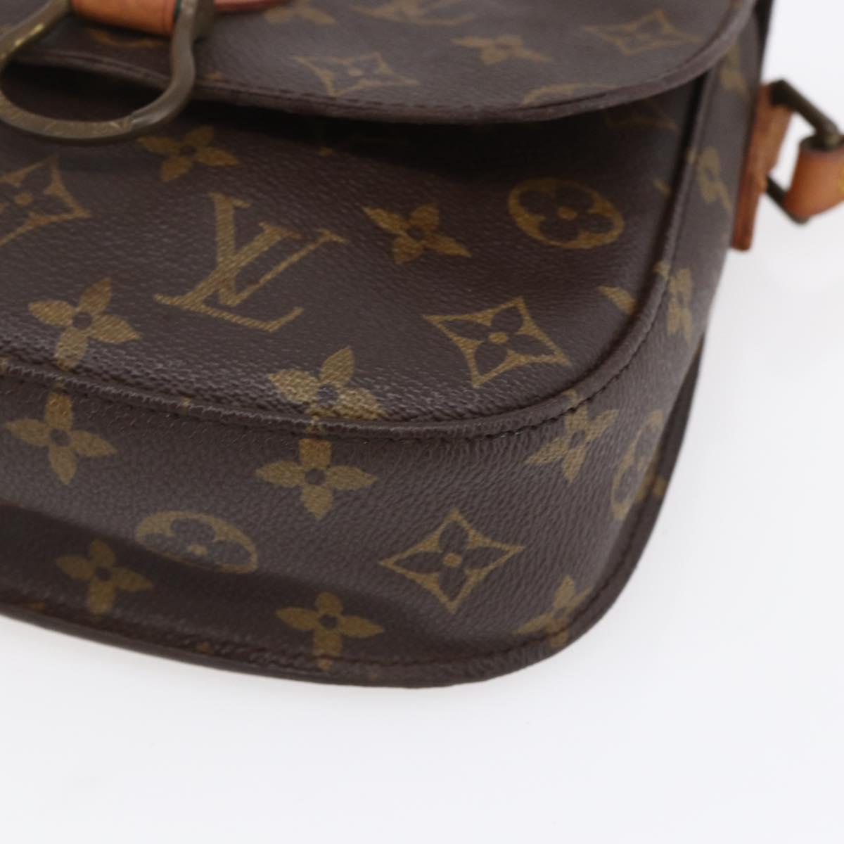 LOUIS VUITTON Monogram Saint Cloud MM Shoulder Bag M51243 LV Auth BA8277
