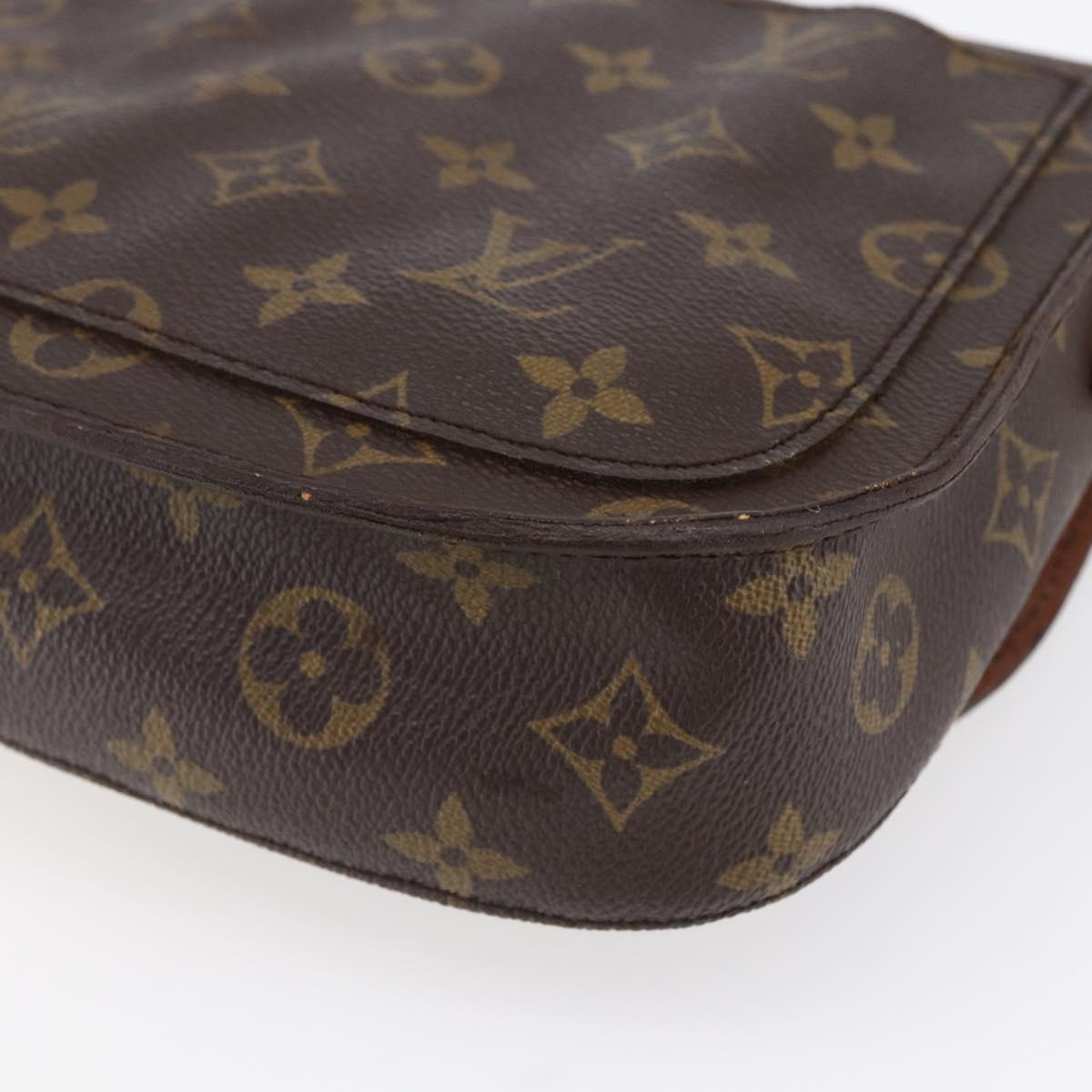 LOUIS VUITTON Monogram Saint Cloud MM Shoulder Bag M51243 LV Auth BA8277