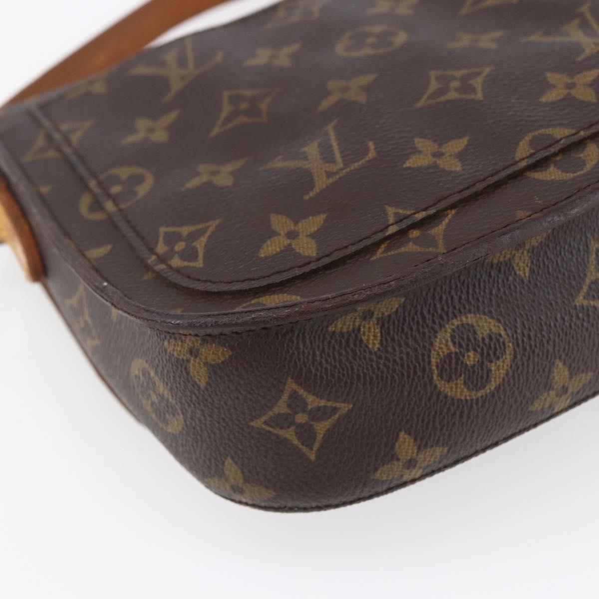 LOUIS VUITTON Monogram Saint Cloud MM Shoulder Bag M51243 LV Auth BA8277